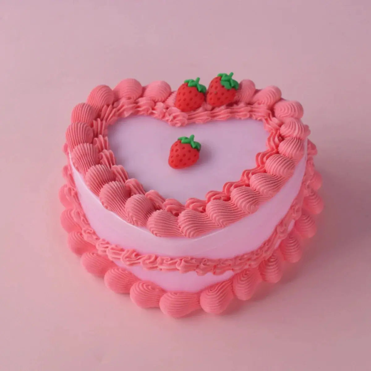 Simulation Heart Shaped Cake Jewelry Box Fake Cream Cake Model - USMGD0187 AliExpress-Dropship