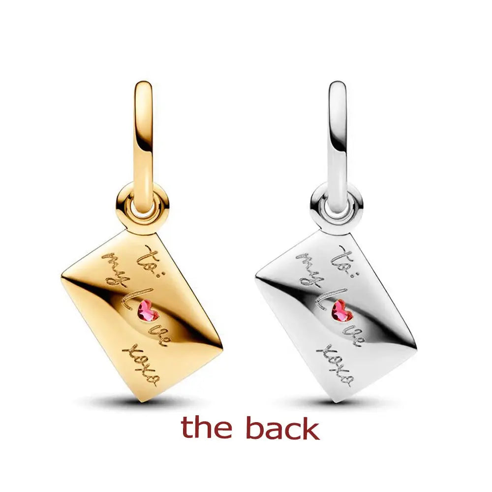 Love Letter Envelope Dangle Charm Fit Original Pan Bracelet - USMJ0266 AliExpress-Dropship