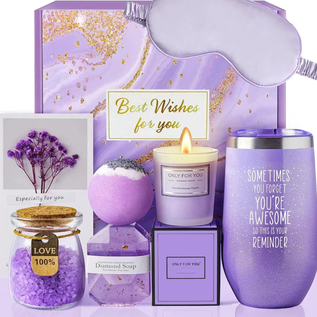 Lavender Spa Gift Basket Set - USMGD0212 AliExpress-Dropship