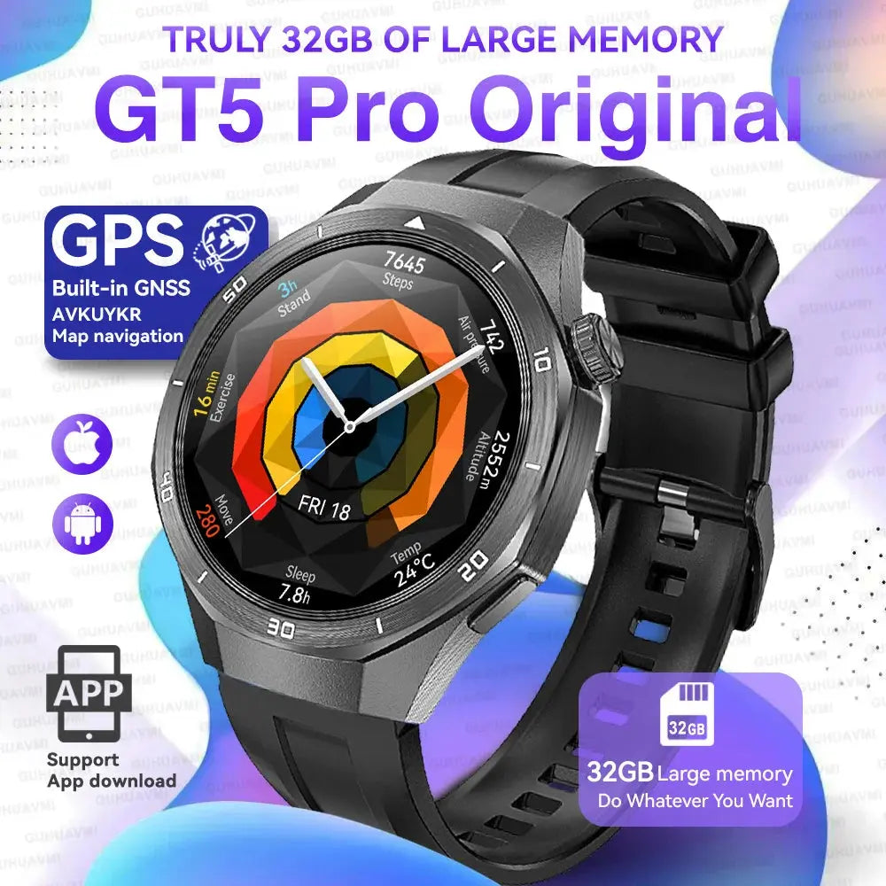 GT5 Pro Smart Watch Global Version Titanium Alloy Waterproof ON SALE 5% Discount - USM0217 AliExpress-Dropship