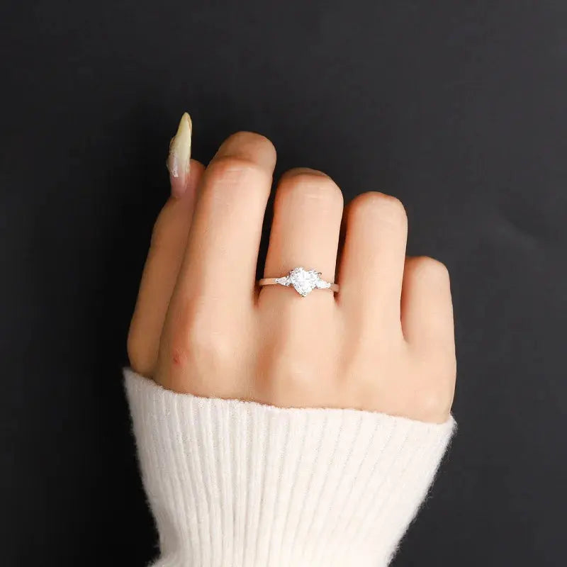 Pear Moissanite Rings for Women Original - USMJ0246 AliExpress-Dropship