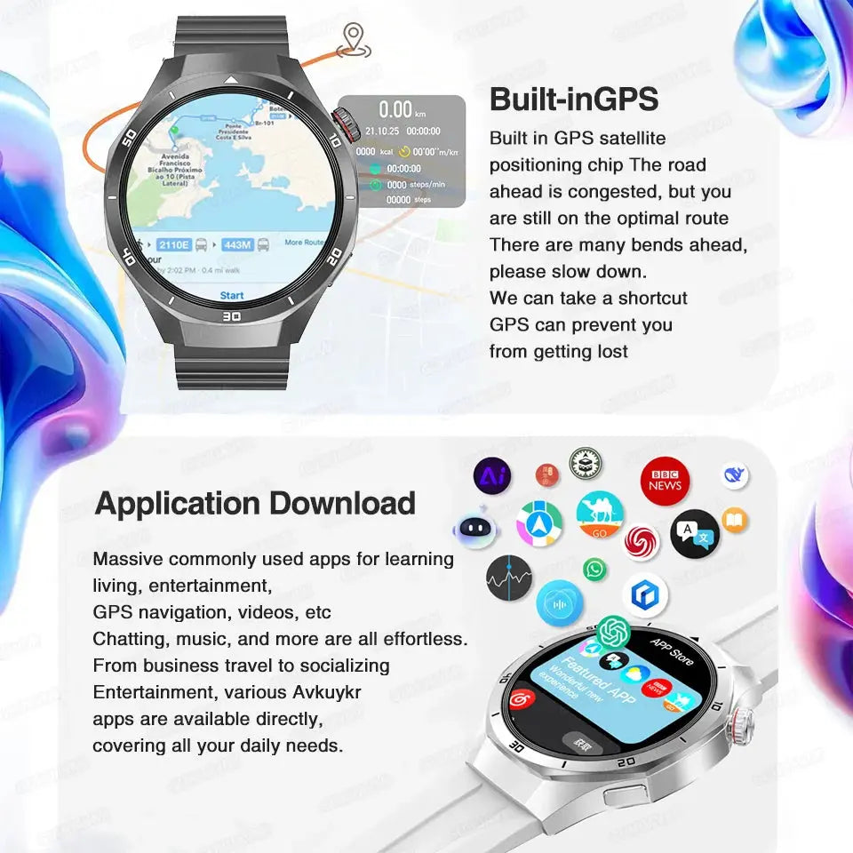 GT5 Pro Smart Watch Global Version Titanium Alloy Waterproof ON SALE 5% Discount - USM0217 AliExpress-Dropship