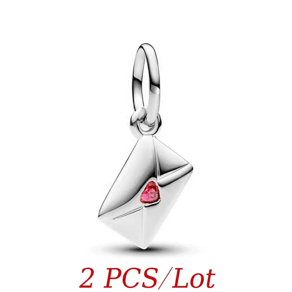Love Letter Envelope Dangle Charm Fit Original Pan Bracelet - USMJ0266 AliExpress-Dropship