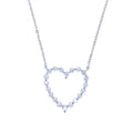 Fashion Jewelry for Girlfriend Iced Out Hollow Heart Pendant Necklace - USMJ0197 AliExpress-Dropship