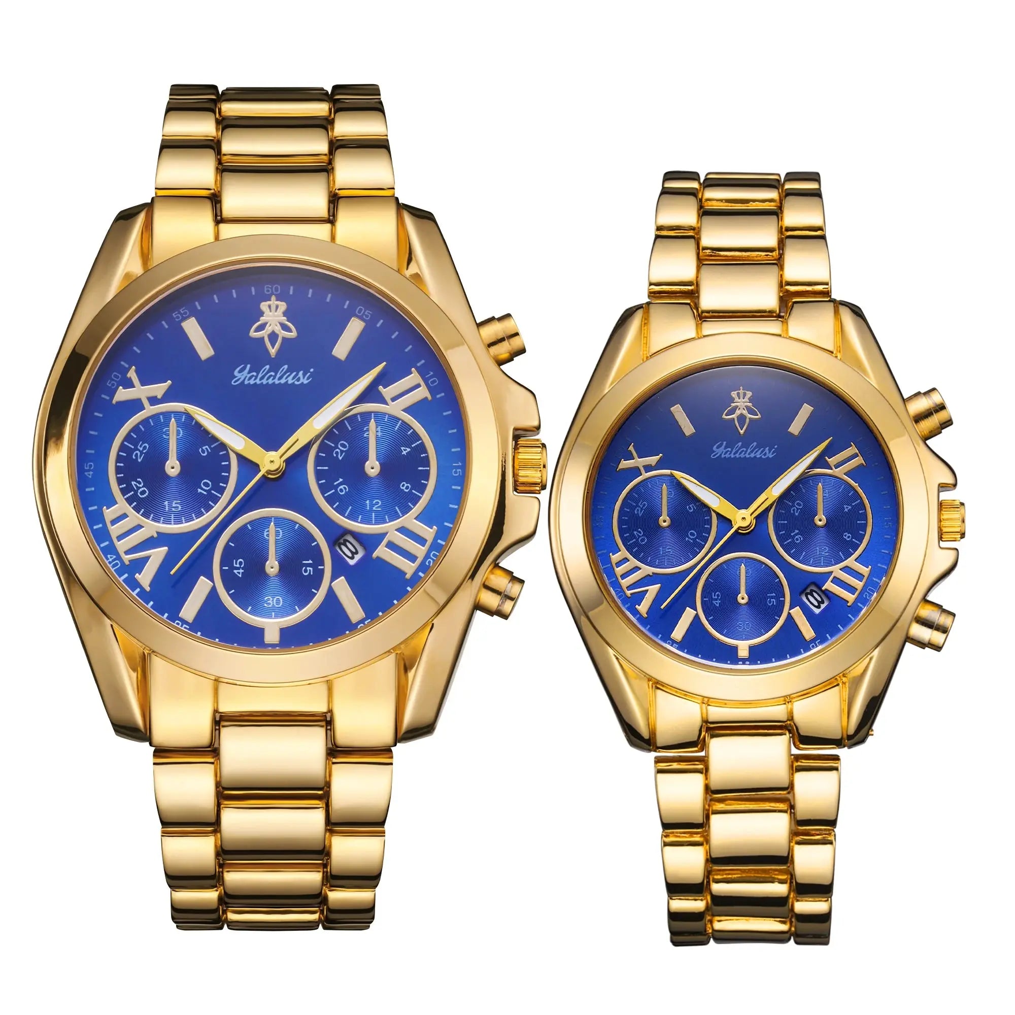 Gold Luxury Couple Watch Box Watch Remover Vacuum Plating - USMJ0253 AliExpress-Dropship