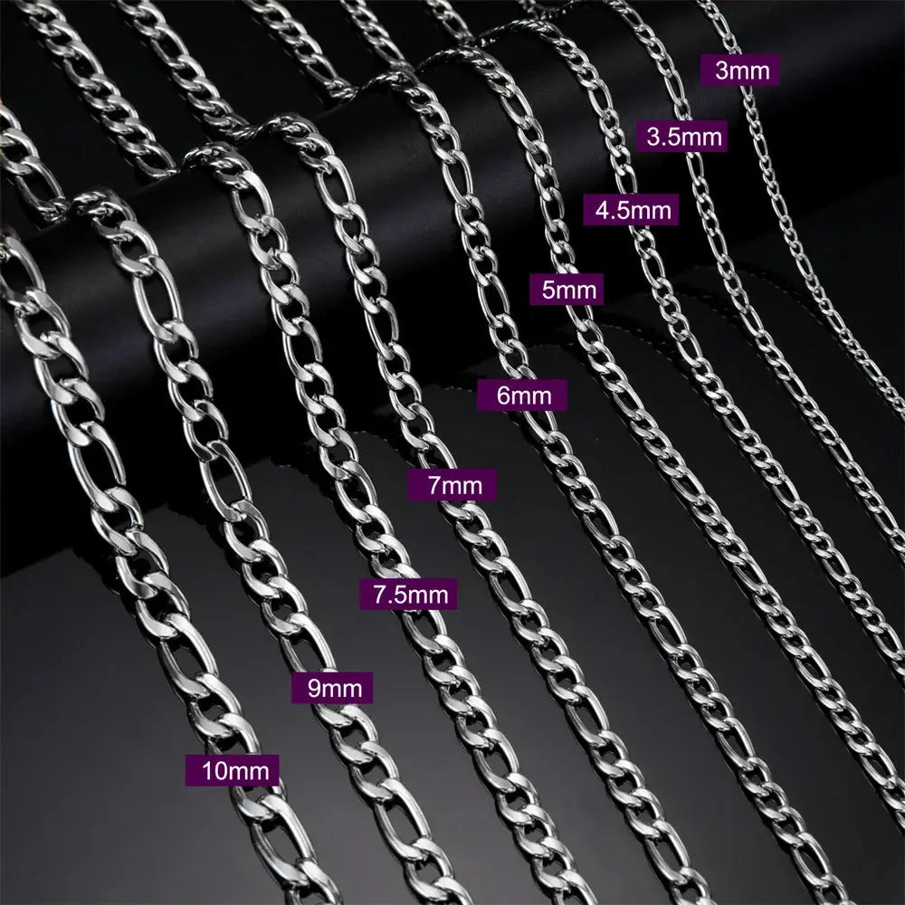 Cuban Chain Stainless Steel Necklaces for Men - USMJ0224 AliExpress-Dropship