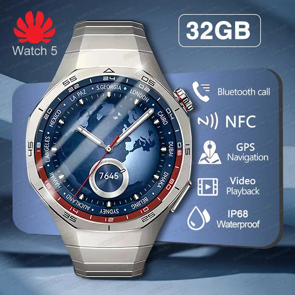 GT5 Pro Smart Watch Global Version Titanium Alloy Waterproof ON SALE 5% Discount - USM0217 AliExpress-Dropship