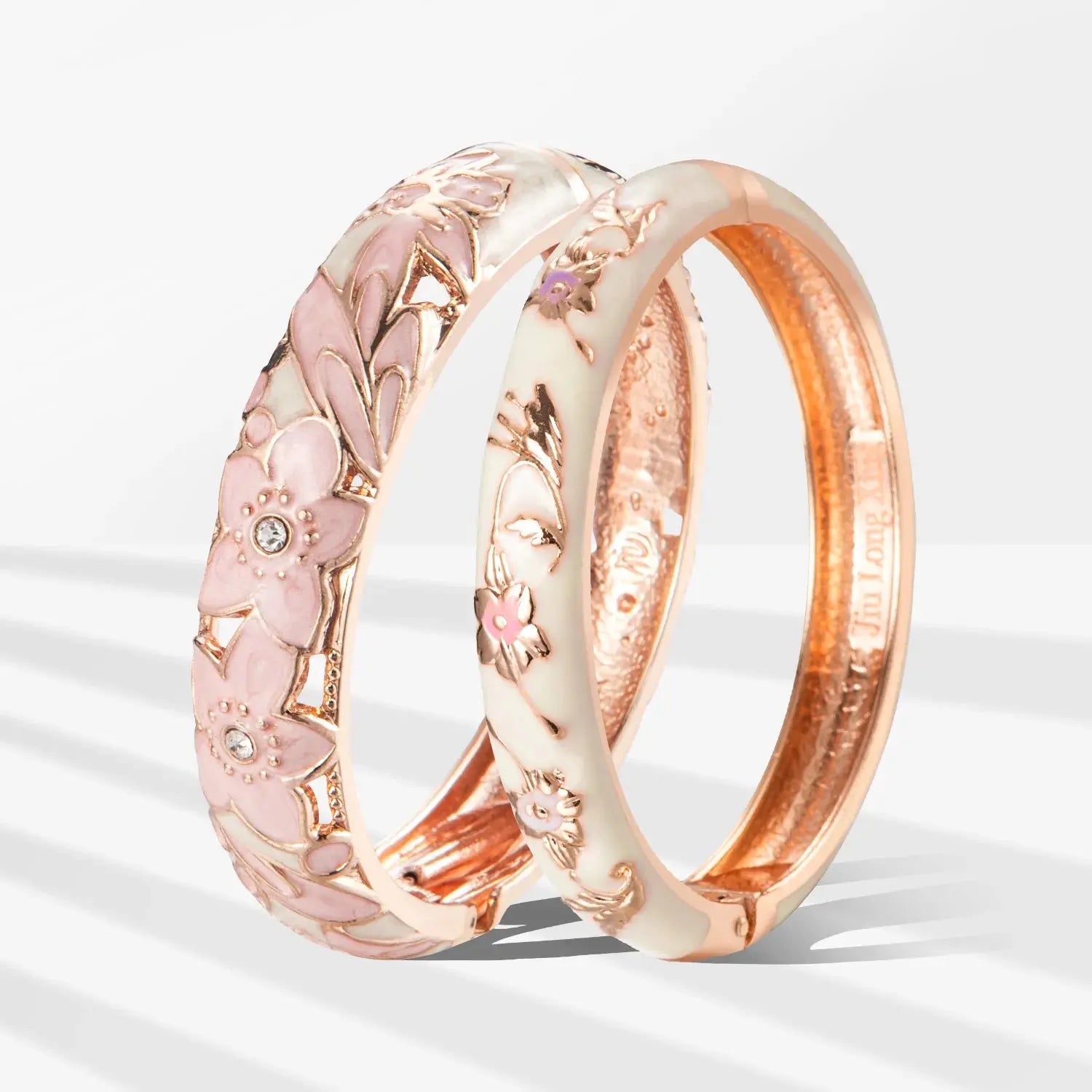 Bangle For Women Double Enamel Bangle Set Cloisonne - USMJ0265 AliExpress-Dropship