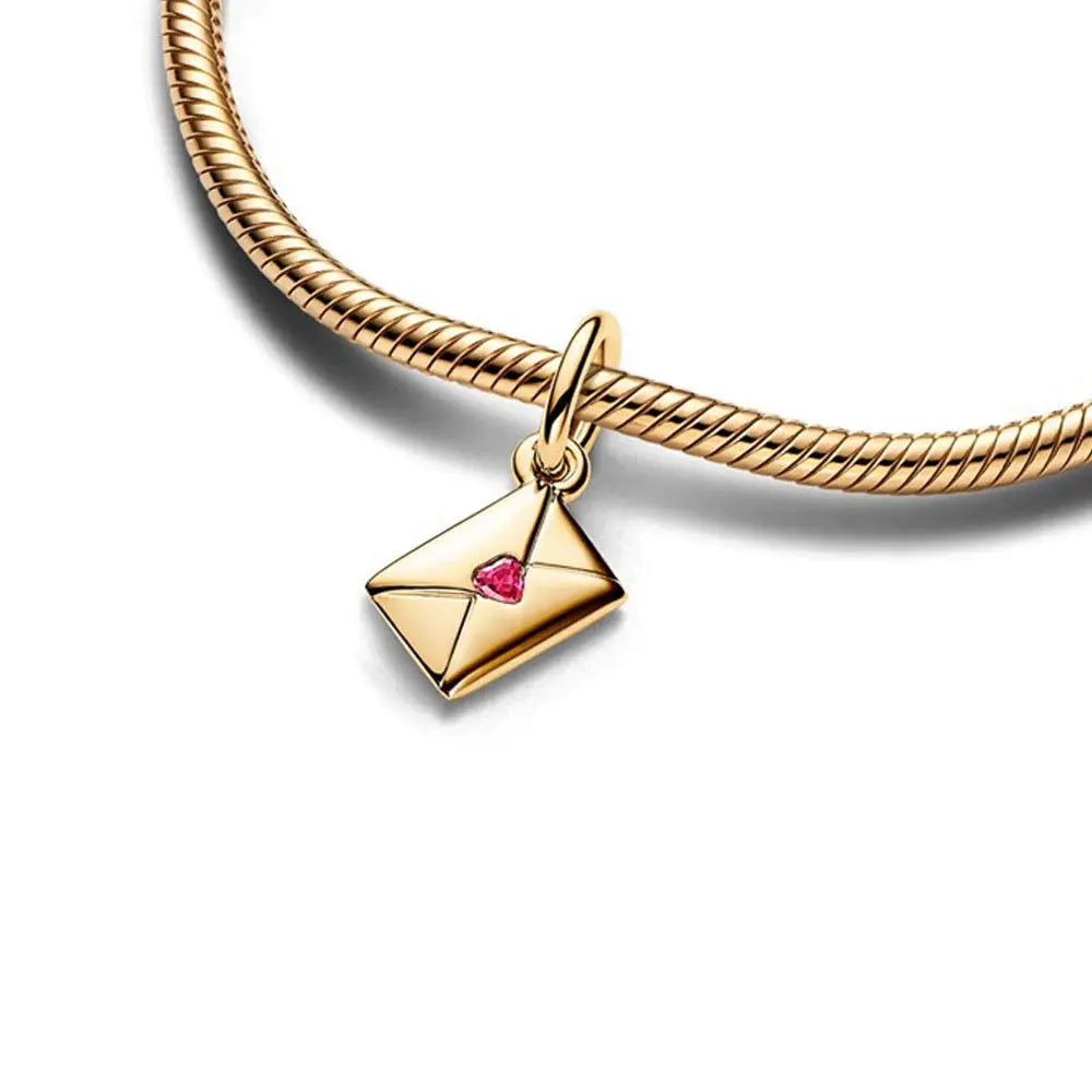 Love Letter Envelope Dangle Charm Fit Original Pan Bracelet - USMJ0266 AliExpress-Dropship