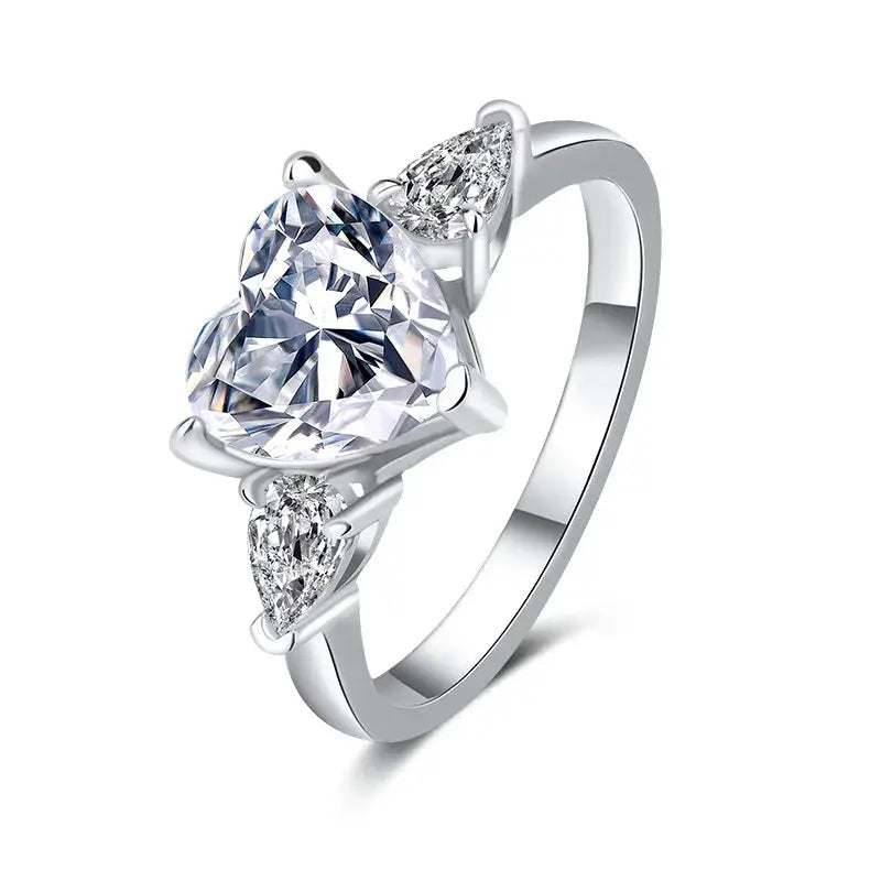 Pear Moissanite Rings for Women Original - USMJ0246 AliExpress-Dropship