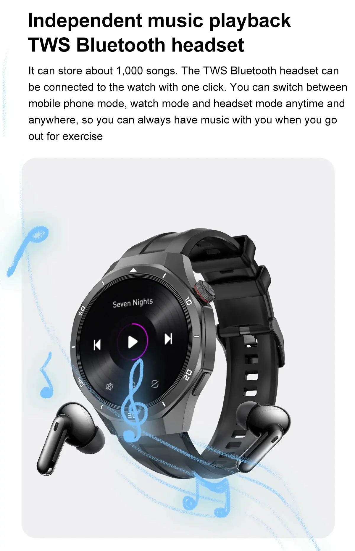 GT5 Pro Smart Watch Global Version Titanium Alloy Waterproof ON SALE 5% Discount - USM0217 AliExpress-Dropship