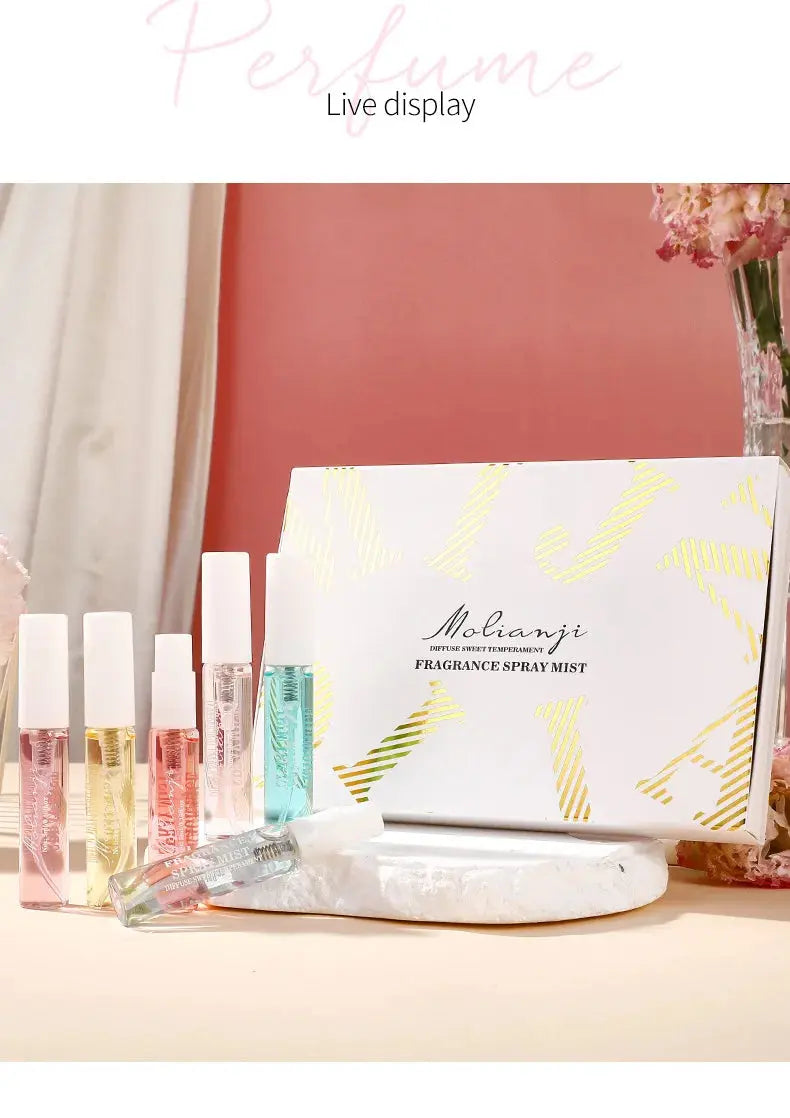 6PCS Alcohol-Free Perfume Set Premium Fragrance Spray Gift Box - USMP0139 AliExpress-Dropship