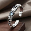Thai Silver Shiny Crystal Female Bangle Promotion Jewelry - USMJ0261 AliExpress-Dropship