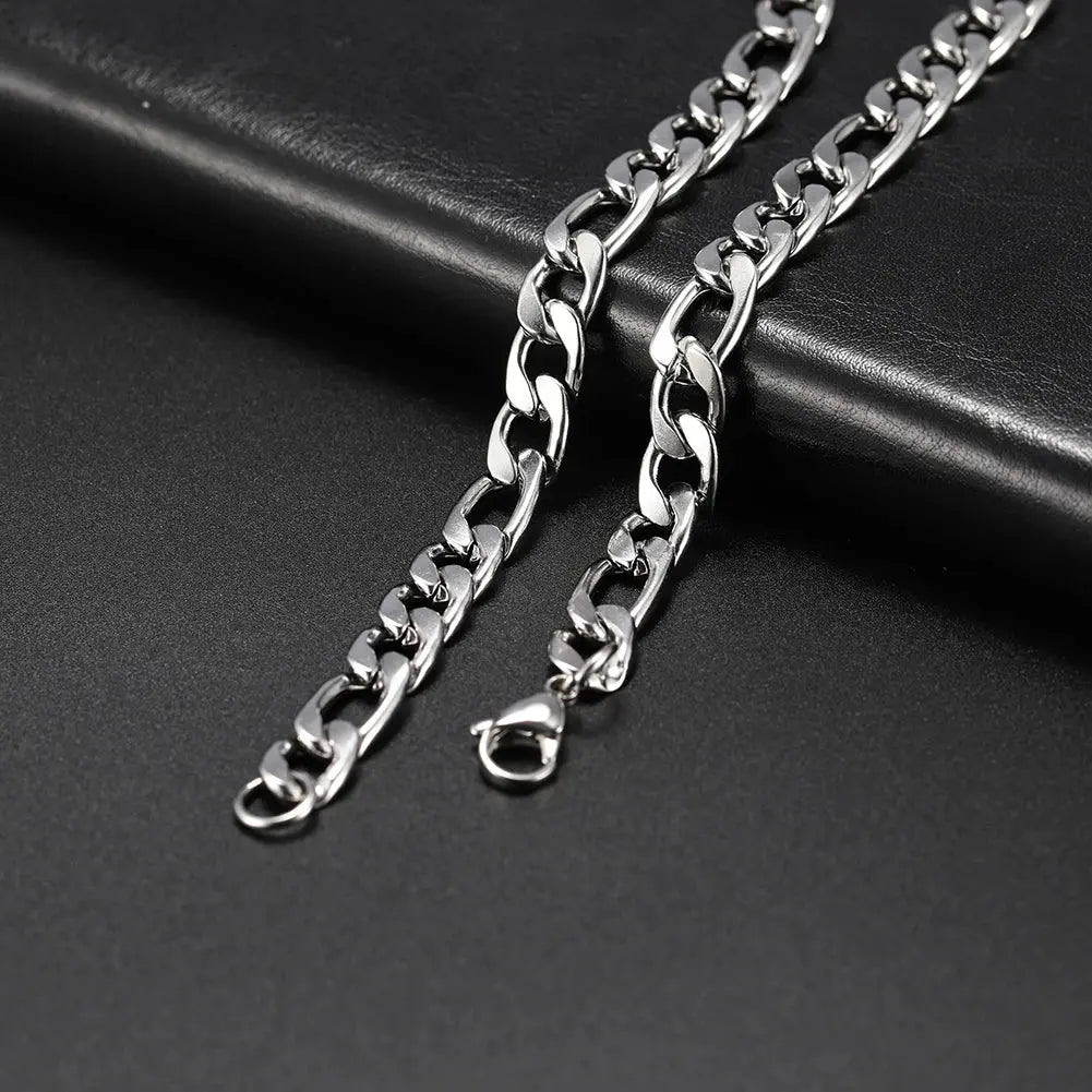 Cuban Chain Stainless Steel Necklaces for Men - USMJ0224 AliExpress-Dropship