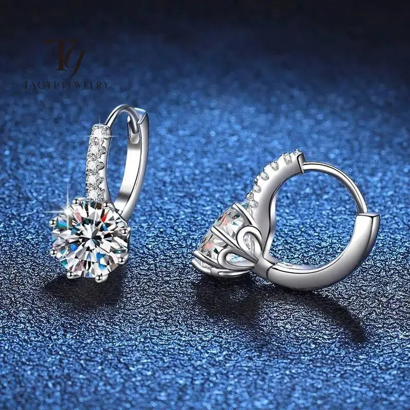 Moissanite Classic Classy Clip Earrin for Commute Party - USMJ0251 AliExpress-Dropship
