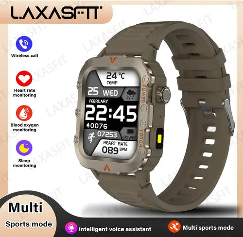LAXASFIT New Men's Smart Watch LED Outdoor Sports - ON SALE 5% Discount - USMJ0283 AliExpress