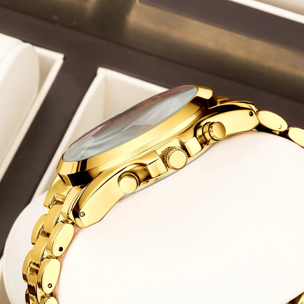 Gold Luxury Couple Watch Box Watch Remover Vacuum Plating - USMJ0253 AliExpress-Dropship