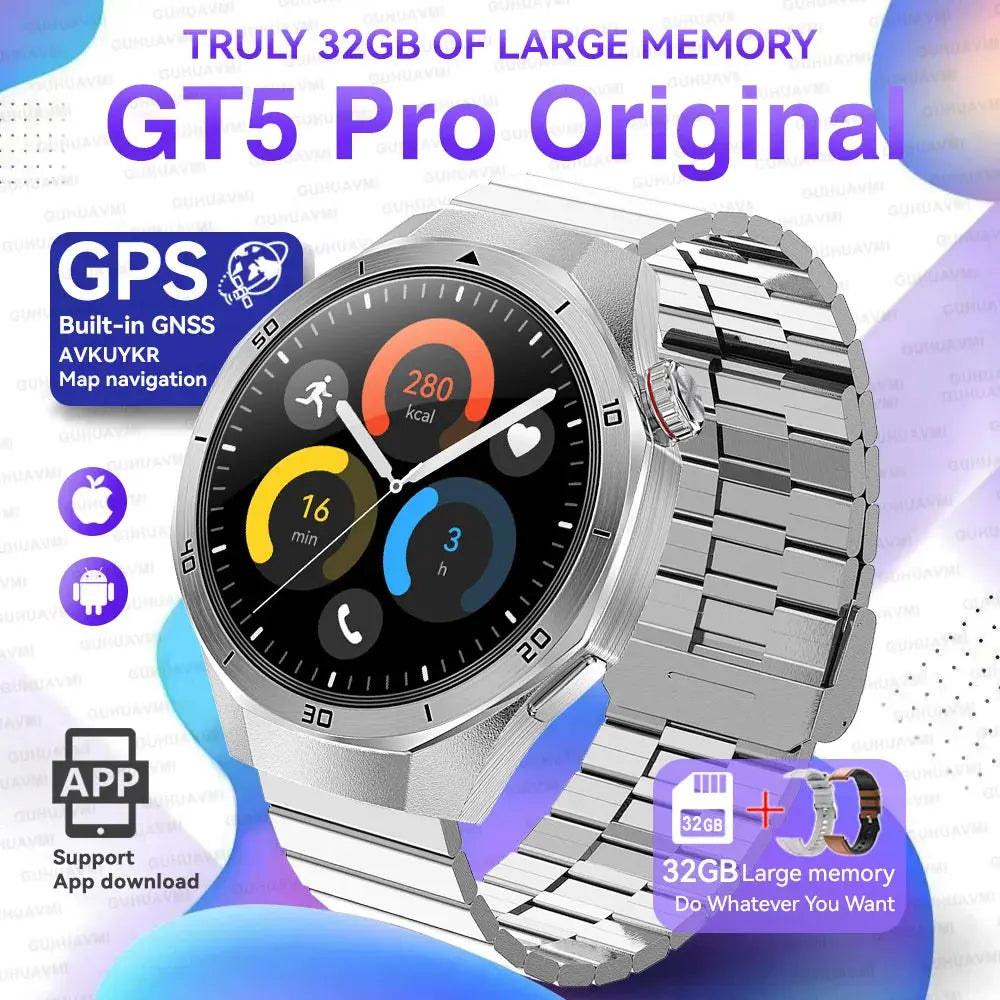 GT5 Pro Smart Watch Global Version Titanium Alloy Waterproof ON SALE 5% Discount - USM0217 AliExpress-Dropship