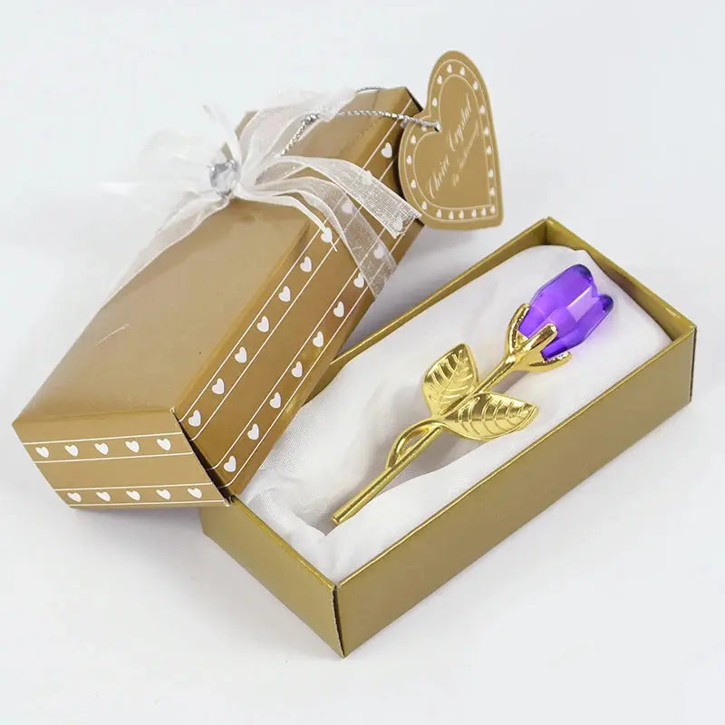 Gift I Love You Crystal Bear Artificial Rose Flowers - USMGD0184 AliExpress-Dropship