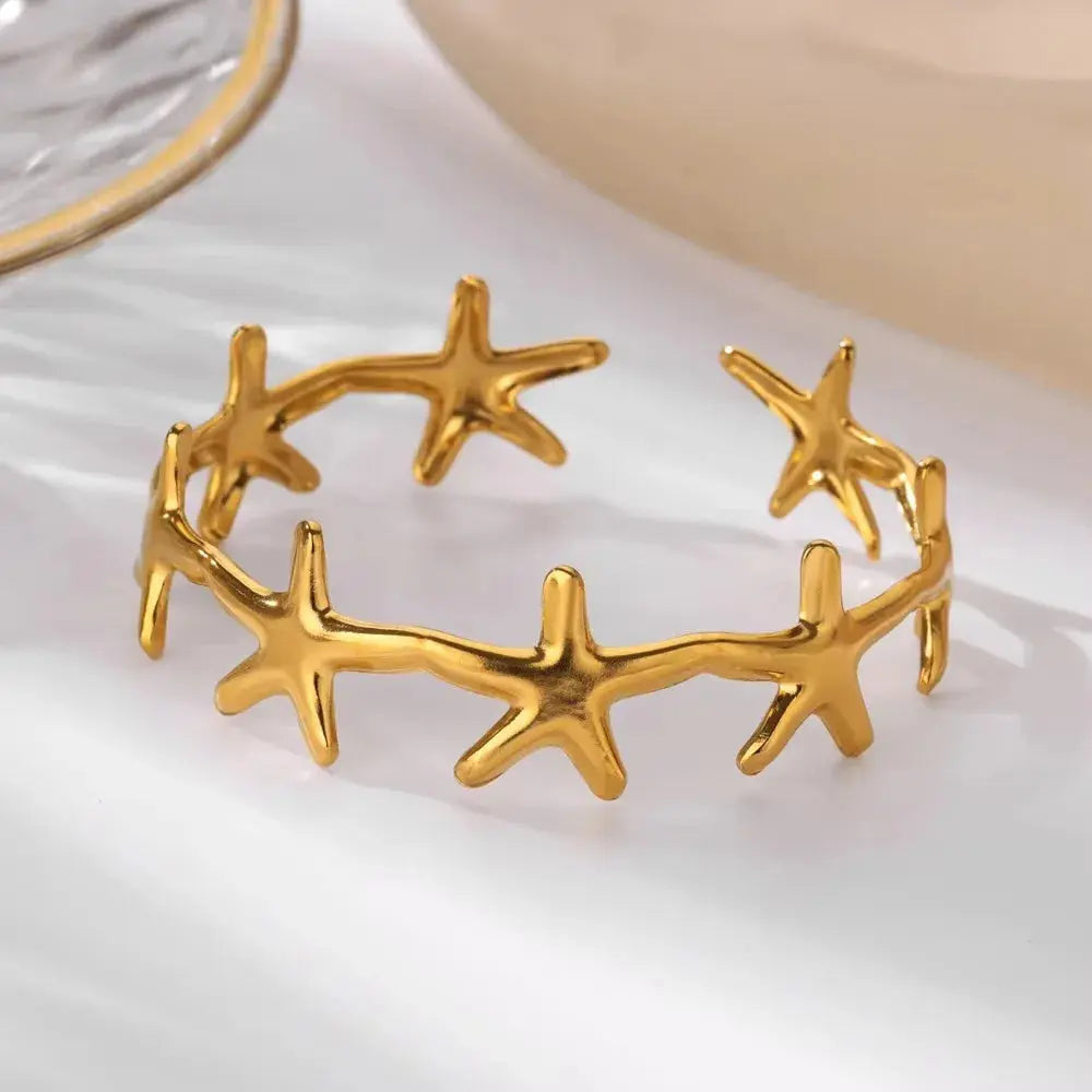 Shell Cuff Bracelets Gold Color Bracelet Bangles Luxury Brands -USMJ0264 AliExpress-Dropship