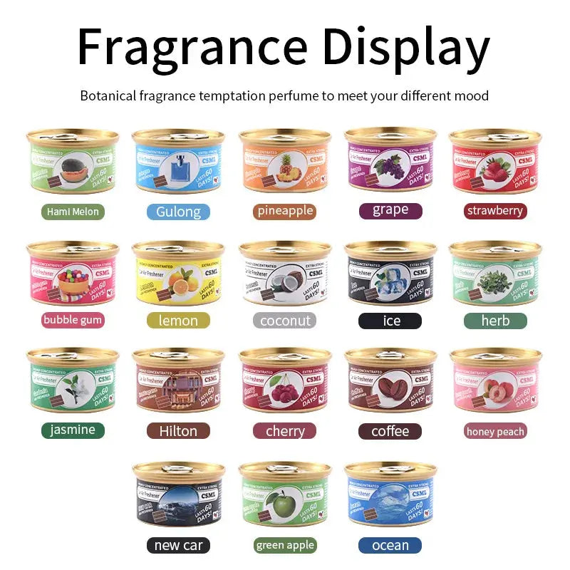Wooden Block Canned Car Aromatherapy, Car Fragrance - USMP0172 AliExpress-Dropship