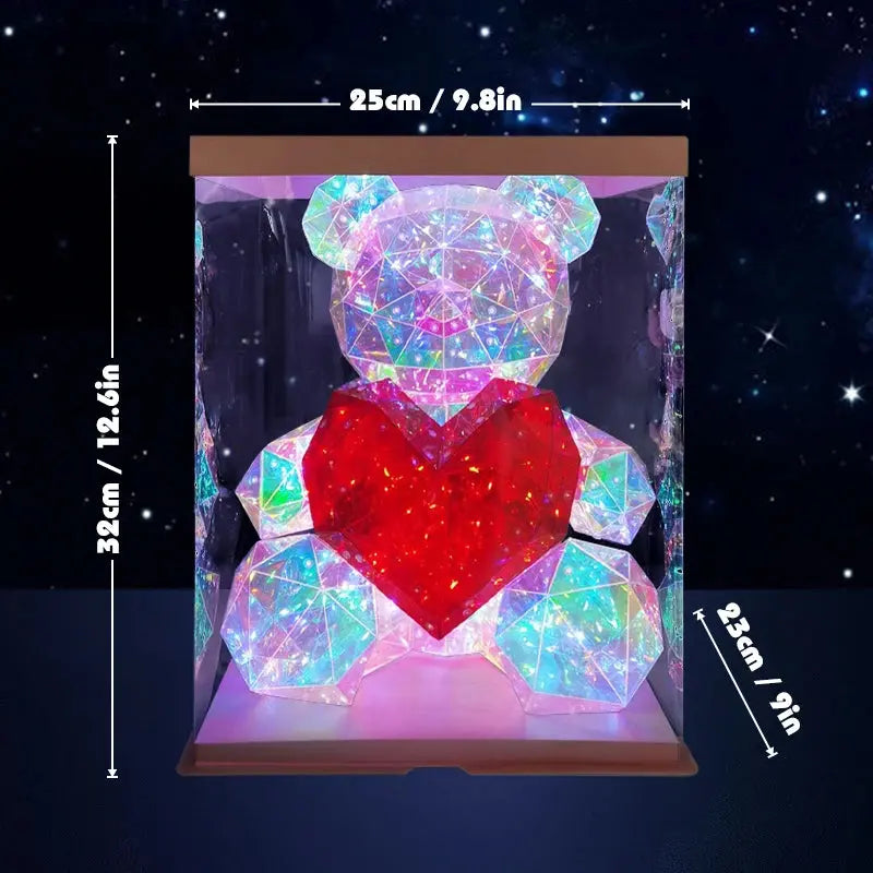 Colorful Glowing Bear 30CM High Fantasy LED Little Bear Lamp - USMJ0252 AliExpress-Dropship