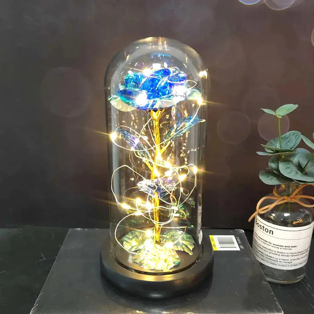 Gift for Girlfriend Eternal Rose LED Light Flower Luminous Decoration - USMGD0190 AliExpress-Dropship