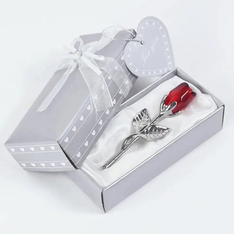 Gift I Love You Crystal Bear Artificial Rose Flowers - USMGD0184 AliExpress-Dropship