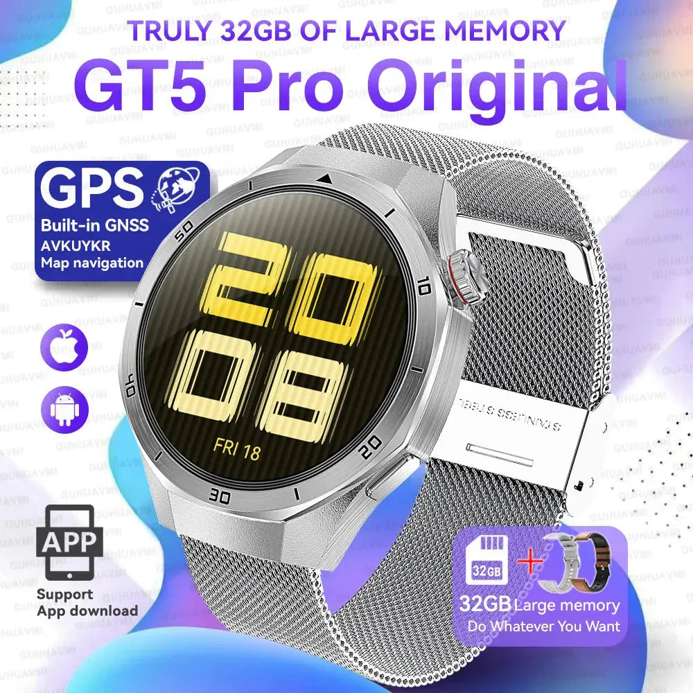 GT5 Pro Smart Watch Global Version Titanium Alloy Waterproof ON SALE 5% Discount - USM0217 AliExpress-Dropship