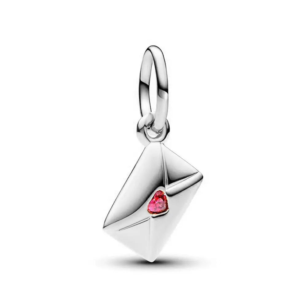 Gift Rose Lucky Bag Love Heart Dangle Charm Fit Bracelet - USMJ0216 AliExpress-Dropship