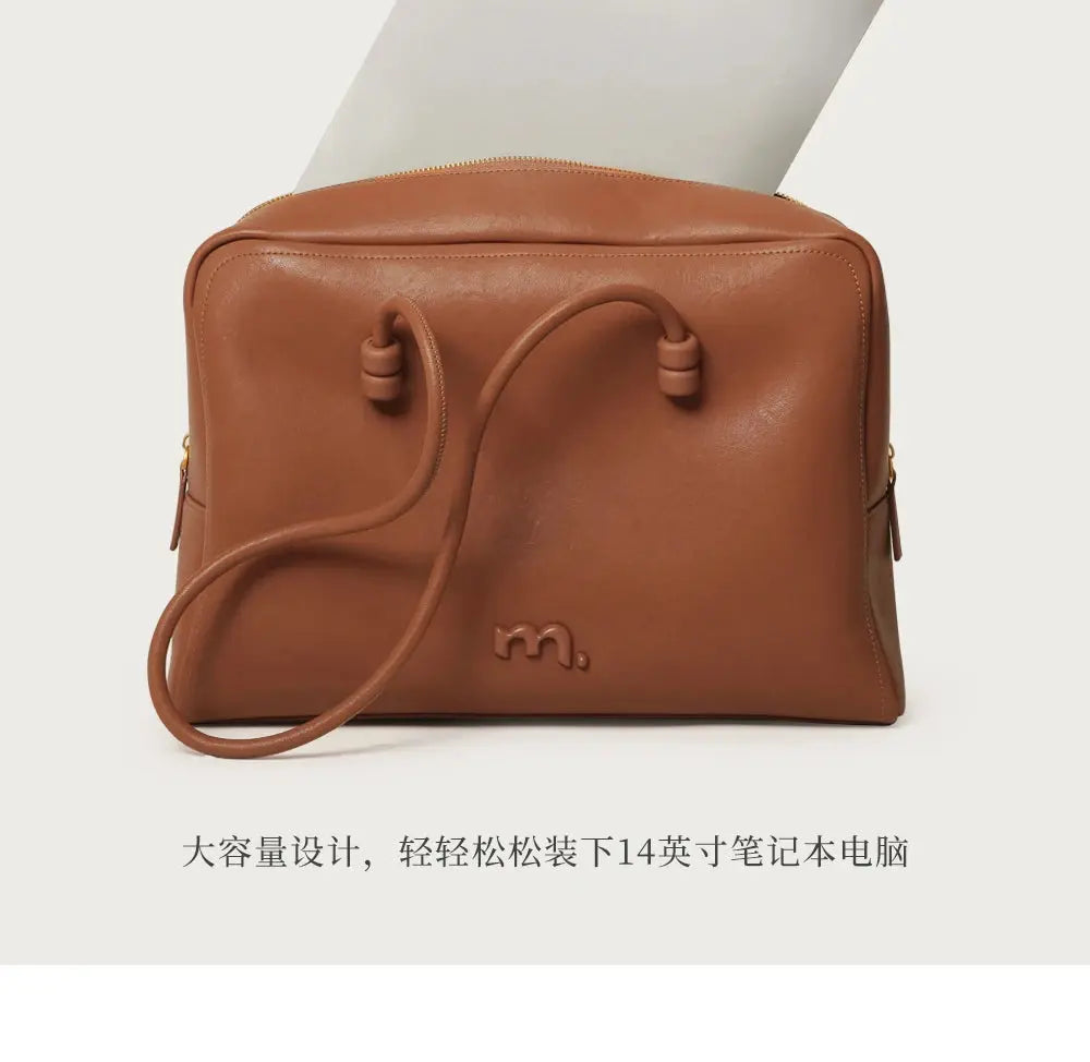 Large Briefcase Retro Women Boston Bag Fashion - USMJ0266 AliExpress-Dropship
