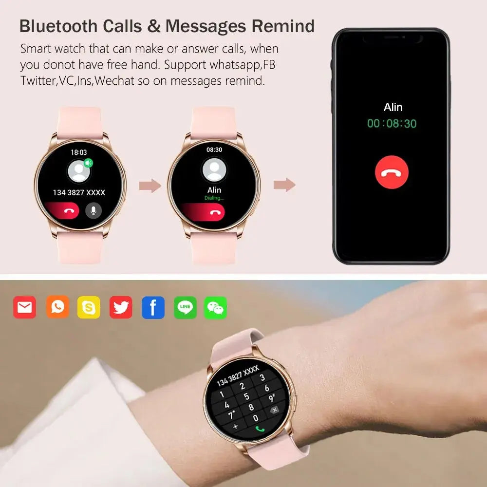 MEVADEN Bluetooth Call Smart Watch Women Men Sport - ON SALE 5% Discount - USMW0293 AliExpress