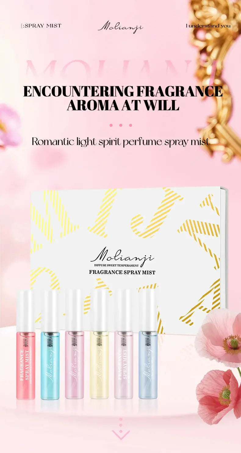 6PCS Alcohol-Free Perfume Set Premium Fragrance Spray Gift Box - USMP0139 AliExpress-Dropship