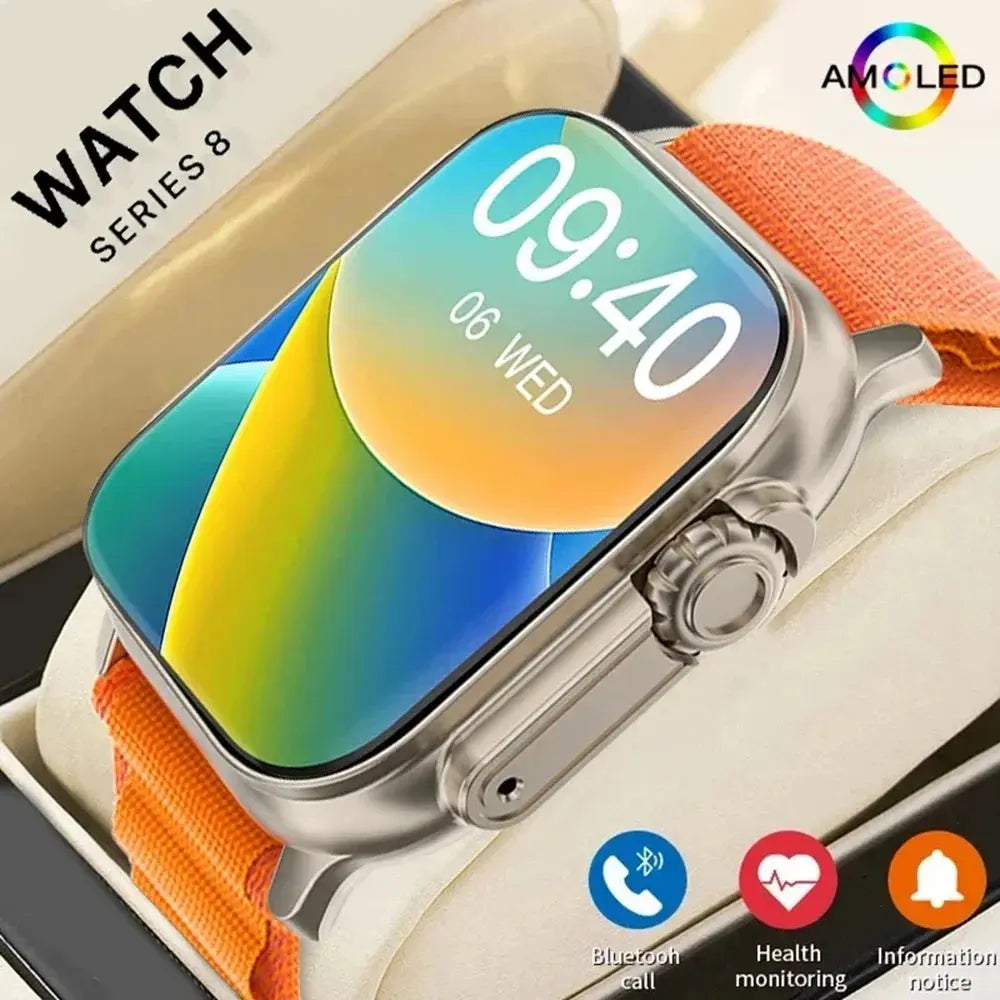 LAXASFIT T900Ultra Smartwatch Bluetooth Talk Message Alert - USMW0282 AliExpress