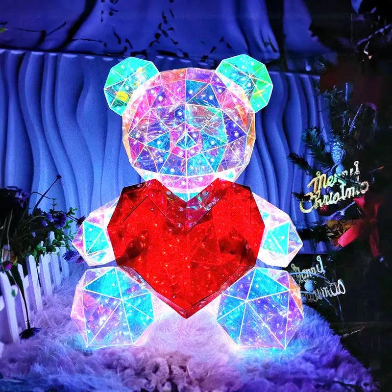 Colorful Glowing Bear 30CM High Fantasy LED Little Bear Lamp - USMJ0252 AliExpress-Dropship