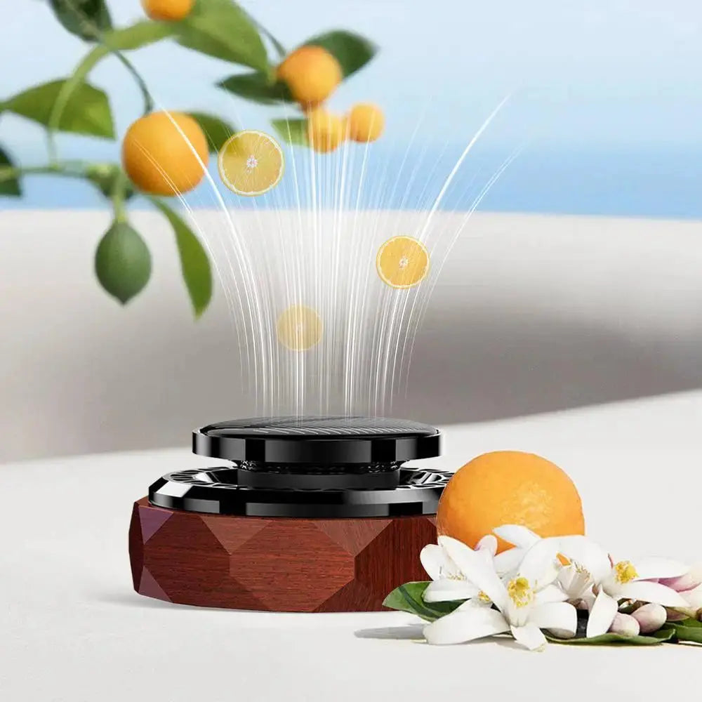 Solar Car Air Freshener Car Diffuser Orange Scent - USMOD0133 AliExpress-Dropship