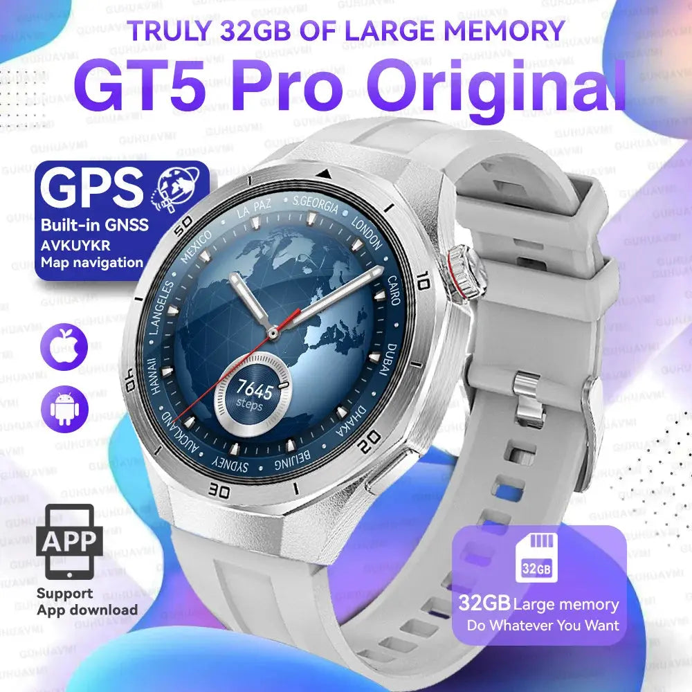 GT5 Pro Smart Watch Global Version Titanium Alloy Waterproof ON SALE 5% Discount - USM0217 AliExpress-Dropship