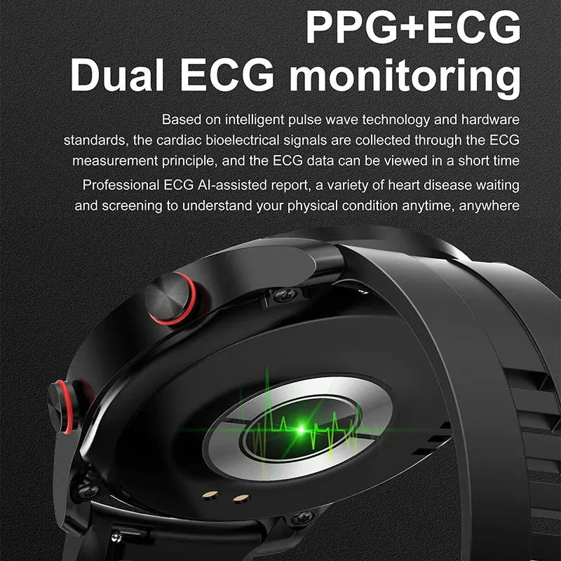 ECG+PPG Bluetooth Call Smart Watch Health Blood Pressure - ON SALE 5% Discount - USMJ0286 AliExpress