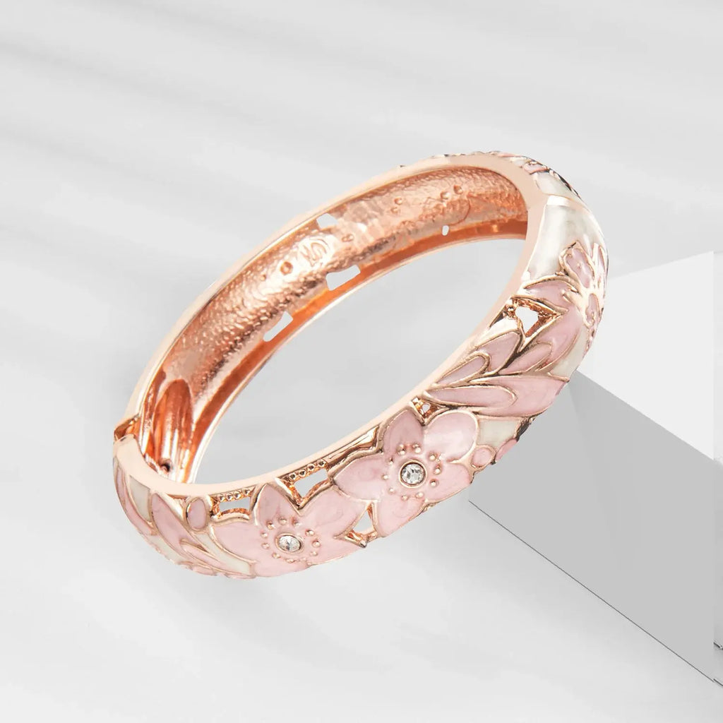 Bangle For Women Double Enamel Bangle Set Cloisonne - USMJ0265 AliExpress-Dropship