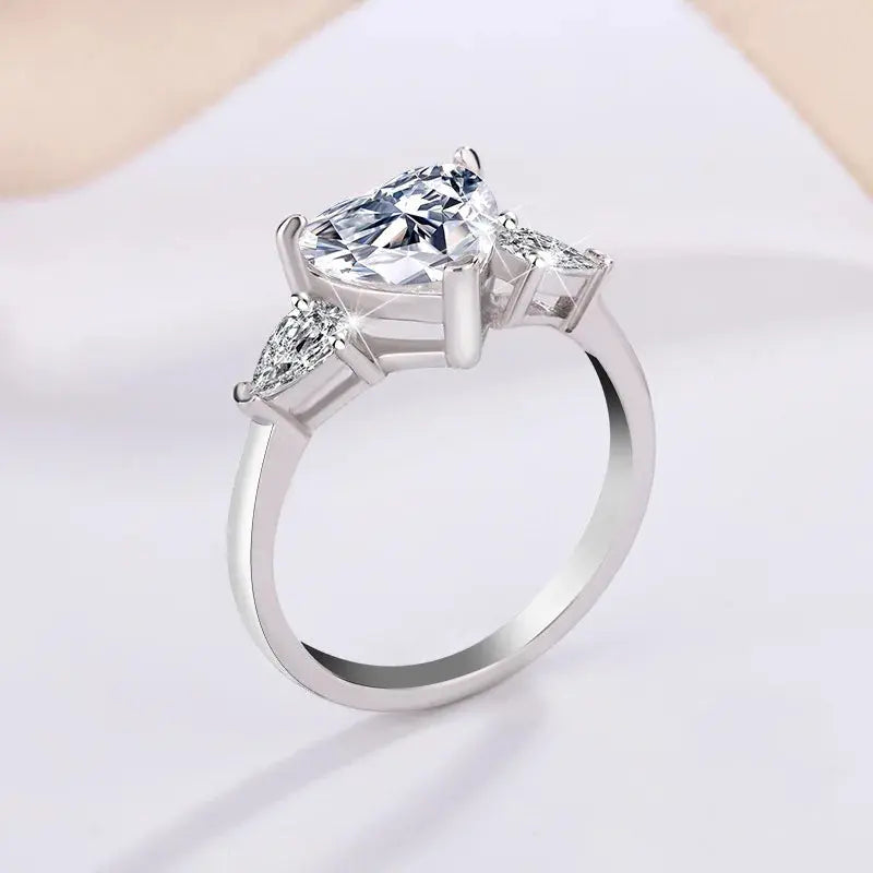 Pear Moissanite Rings for Women Original - USMJ0246 AliExpress-Dropship