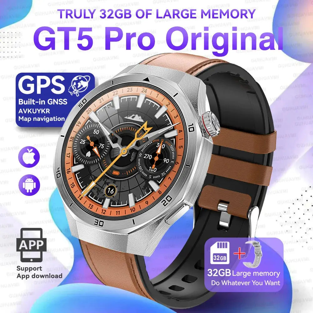 GT5 Pro Smart Watch Global Version Titanium Alloy Waterproof ON SALE 5% Discount - USM0217 AliExpress-Dropship