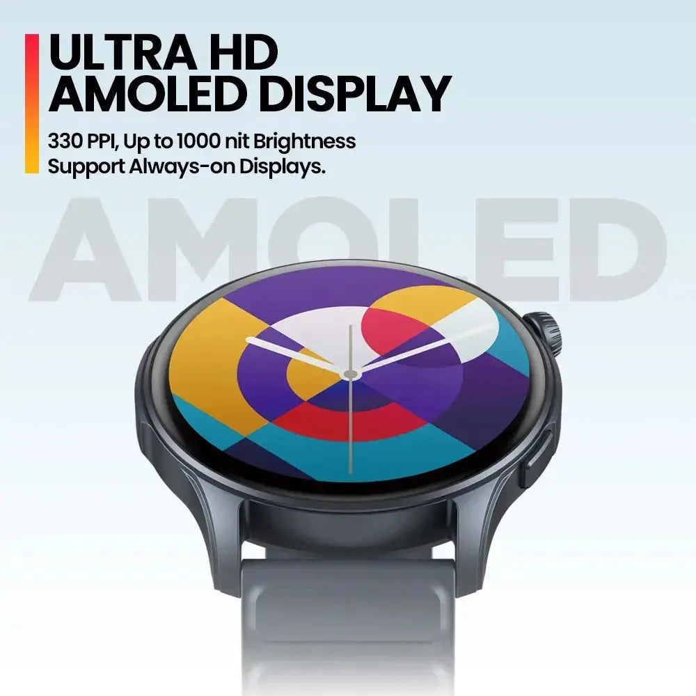 New Zeblaze Btalk 3 PRO Smart Watch AMOLED Display Bluetooth - USMW0281 AliExpress