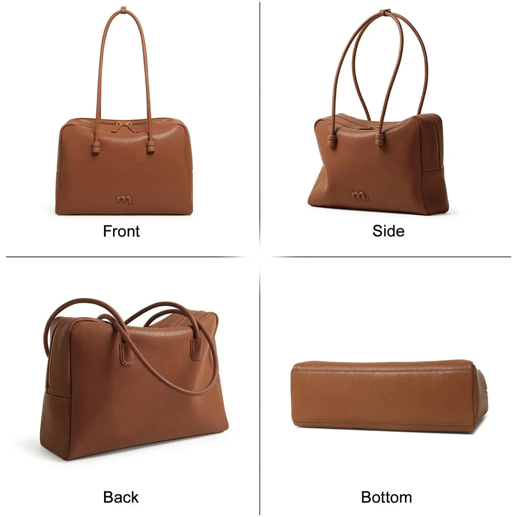Large Briefcase Retro Women Boston Bag Fashion - USMJ0266 AliExpress-Dropship