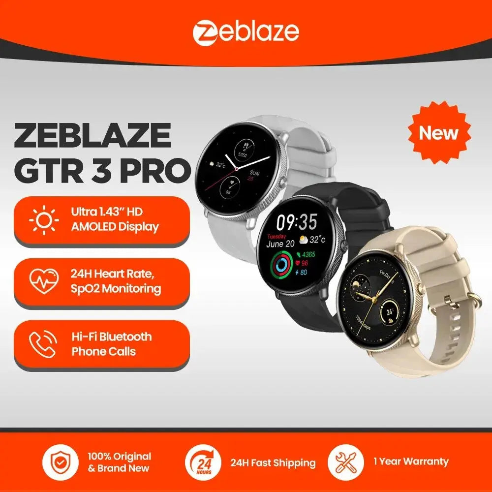 Zeblaze GTR 3 Pro Voice Calling Smart Watch - ON SALE 5% Discount - USMW0292 AliExpress