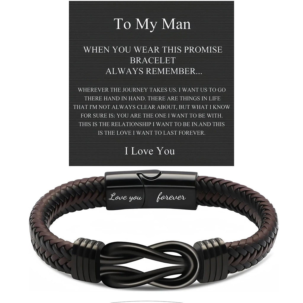 Valentine's Day Gifts for Him Man Leather Bracelets - USMGD0181 AliExpress-Dropship