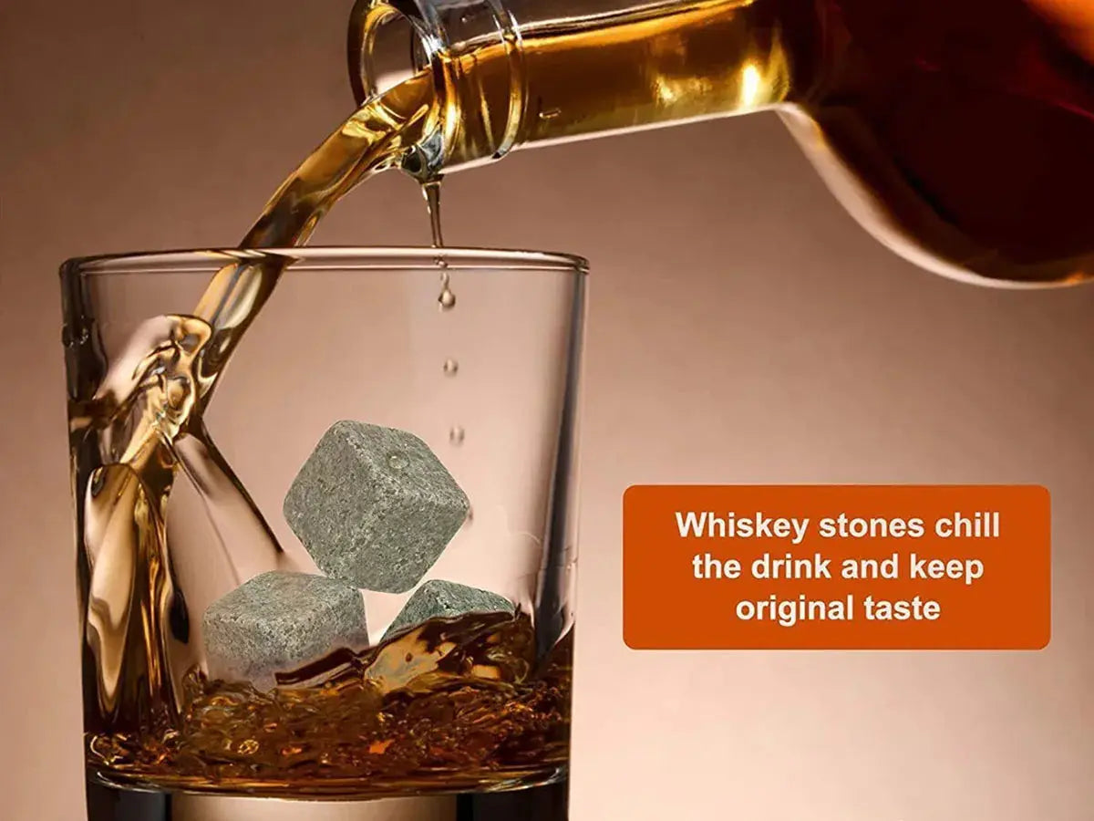 Whiskey Stones Glasses Set Granite Ice Cube For Whisky - USMGD0211 AliExpress-Dropship