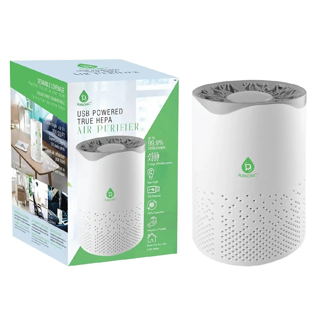 USB Powered True HEPA Air Purifier - USMOD0105 Blush Apollo