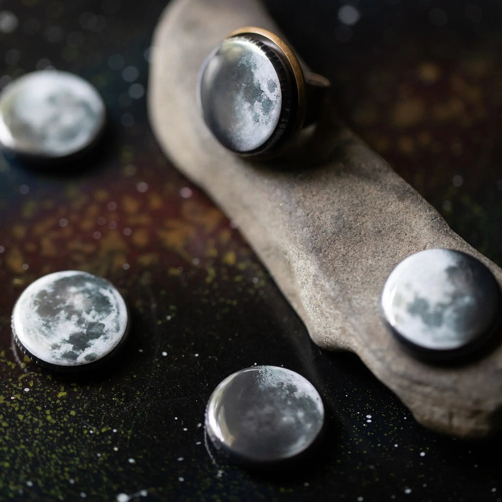 Interchangeable Moon Phase Ring - USMJ0334 DC-Yugen Handmade