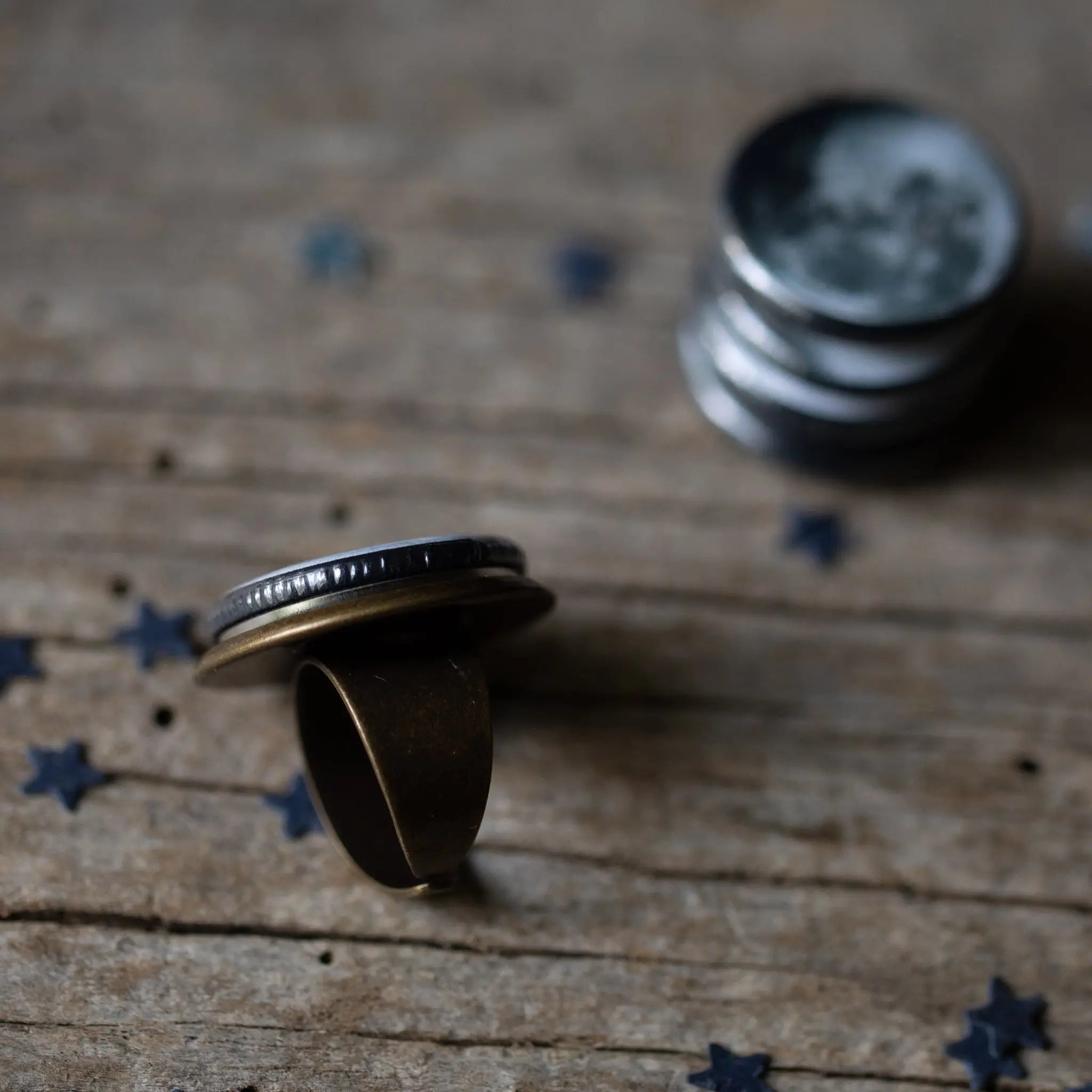 Interchangeable Moon Phase Ring - USMJ0334 DC-Yugen Handmade