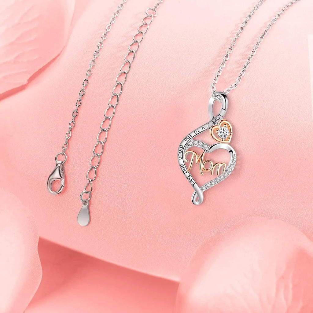 Gifts for Women, Sterling Silver Mom Nana Grandma Necklace for Women, Birthday Mothers Day Jewelry Gifts for Mom Grandma Wife from Daughter Son